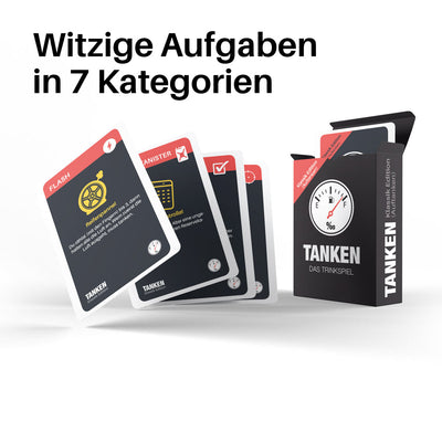 TANKEN das Trinkspiel 3er Set - Klassik Edition + Turbo Edition + Partyselfies Fotoaufgaben