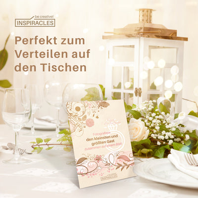52 Fotoaufgaben Hochzeit im Kraftpapier Design
