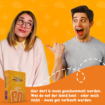 Maxonaut - Schummeln erlaubt - Kartenspiel ab 7 Jahre, Familienspiel