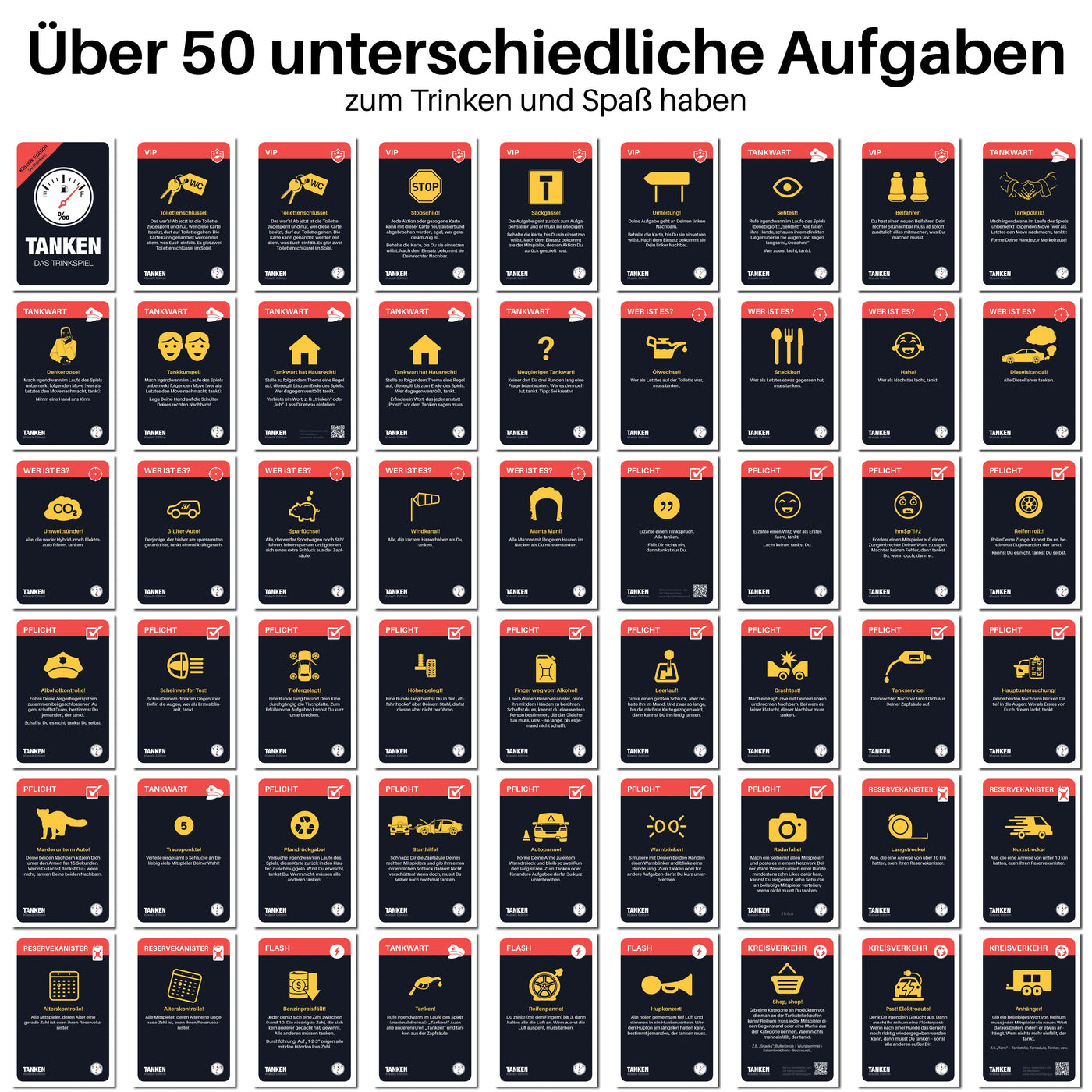 TANKEN das Trinkspiel Klassik Edition - Trinkspiel