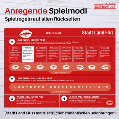 Stadt Land Flirt, Fragespiel für Pärchen