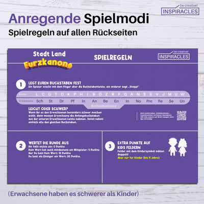 Stadt Land Furzkanone - Familien & Kinder Edition ab 8
