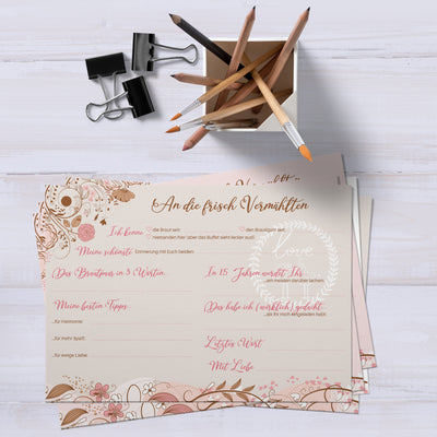 52 Gästebuchseiten Hochzeit Gästebuch Alternative - DIN A5